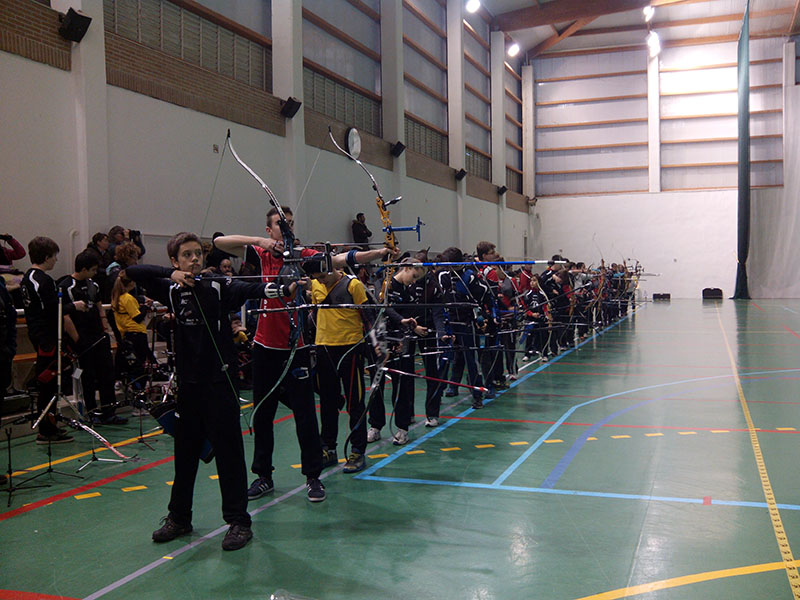 Finalizaron los Juegos Deportivos y el Campeonato Navarro de Tiro con Arco en Sala.